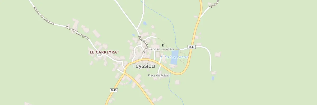 Plan du 20 Pl Eglise Marie Madeleine à Teyssieu