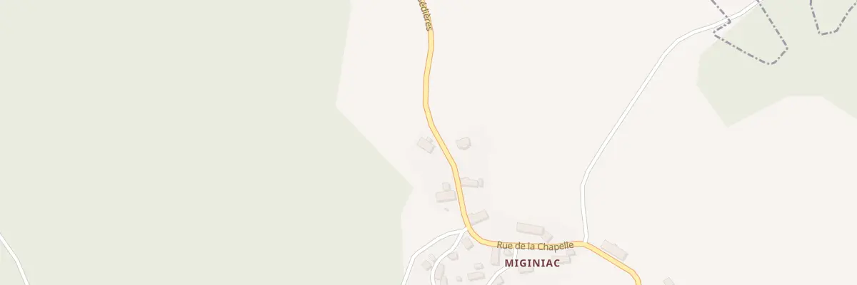 Plan du 11 Rue de la Chapelle à Champagnac-la-Noaille