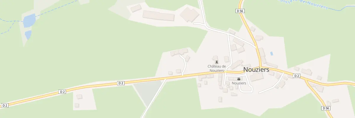 Plan du 16 Rue de l’Eglise à Nouziers