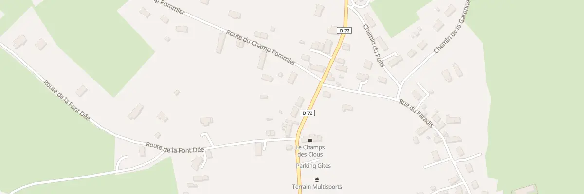 Plan du 18 Rte de Saint-denis-de-jouhet au Magny