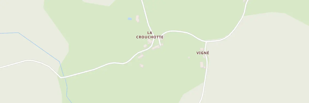 Plan du 1 La Crouchotte à Clergoux