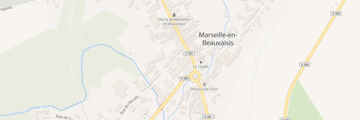 Plan du 62 Rue du Général Leclerc à Marseille-en-Beauvaisis