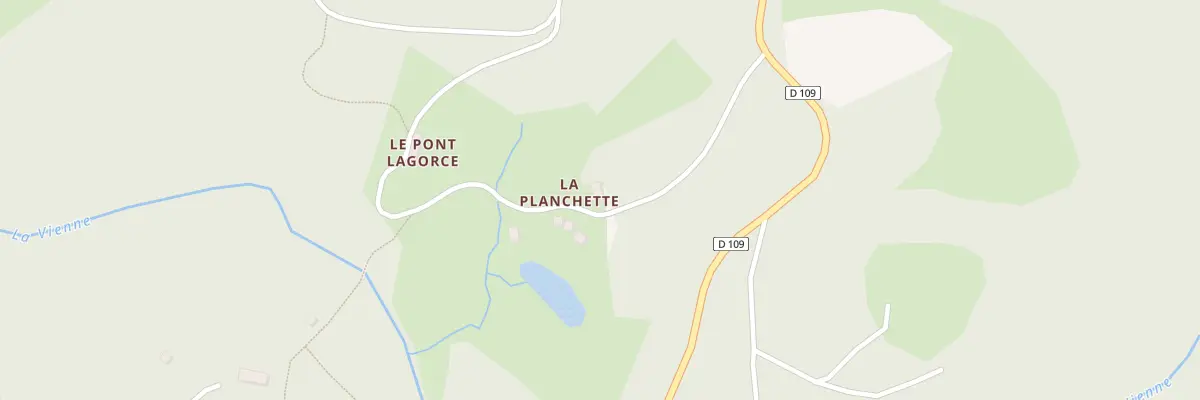 Plan du 2 La Planchette à Tarnac
