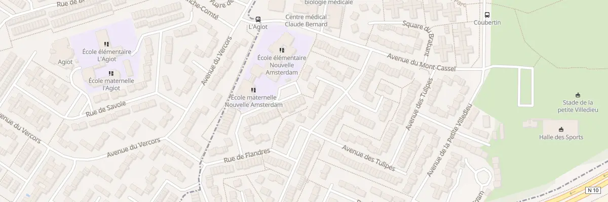 Plan du 42 Sq des Rhododendrons à Élancourt