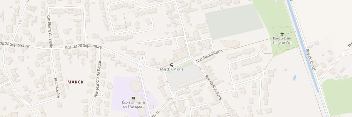 Plan du 116 Pl de l’Europe à Marck