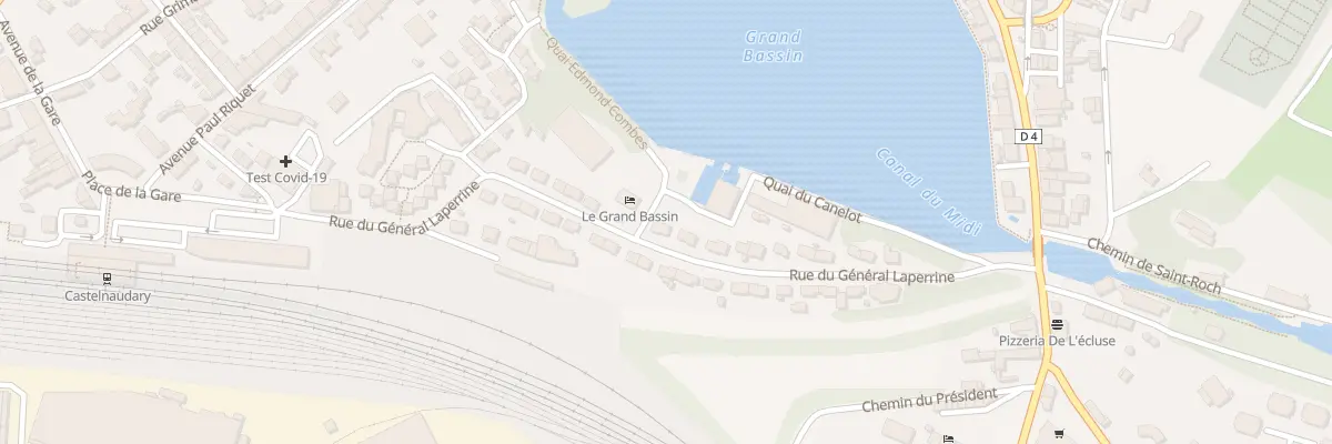 Plan du 22 Rue Gen Laperrine à Castelnaudary
