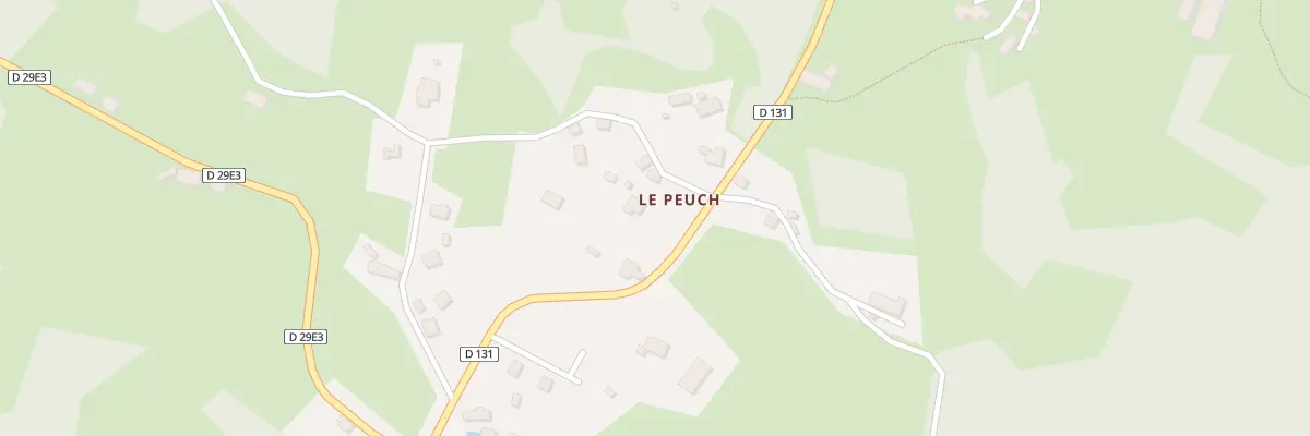Plan du 7 Le Peuch à Champagnac-la-Prune