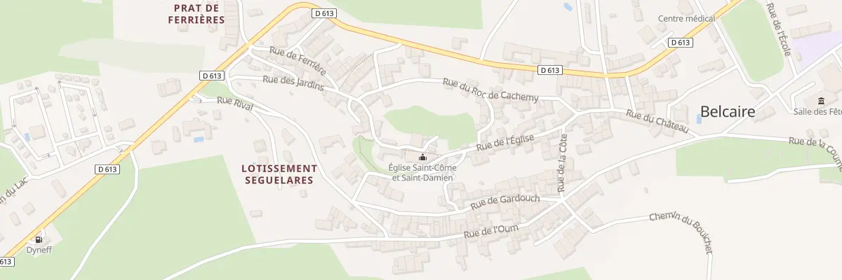 Plan du 3 Imp du Casteillas à Belcaire