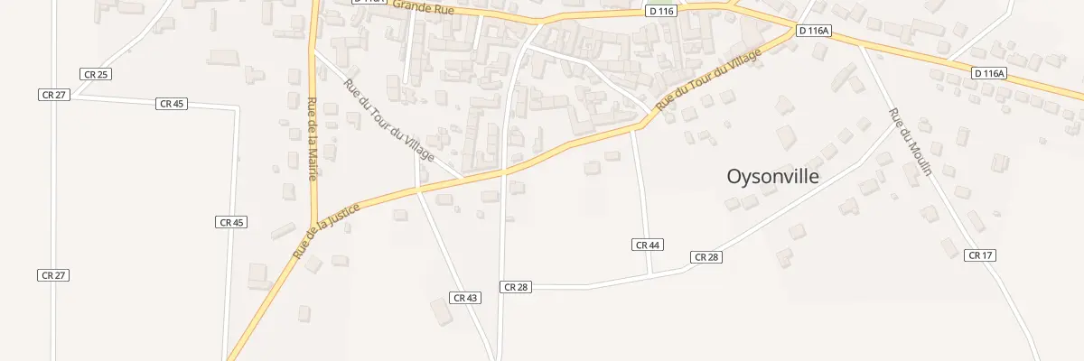 Plan du 34 Rue du Tour du Village à Oysonville