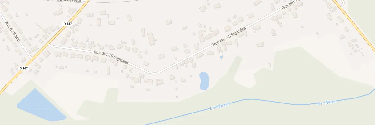 Plan du 38 Rue des Quinze Septrees à La Ferté-Imbault