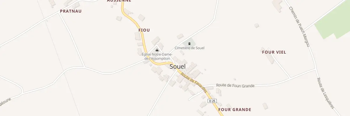Plan du 5002 Souel Village à Souel