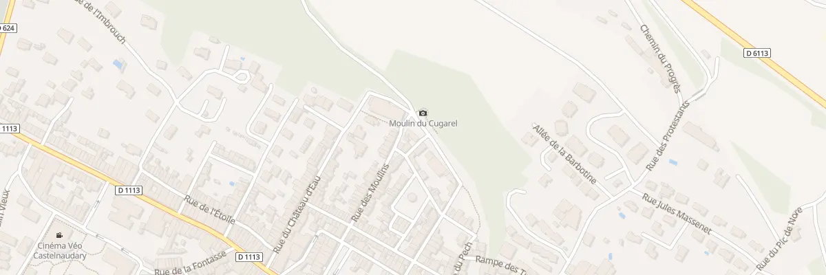 Plan du 1 Rue des Meuniers à Castelnaudary