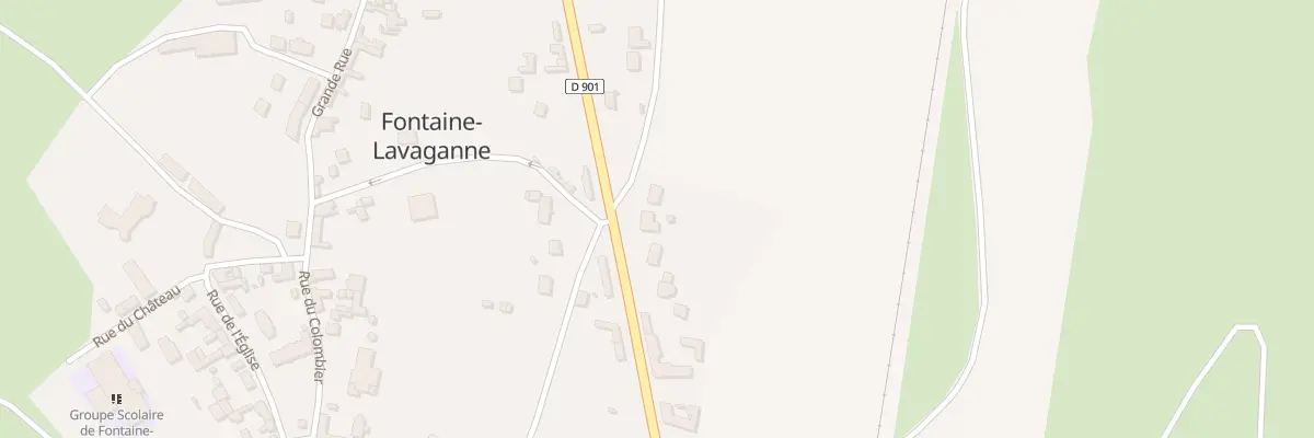 Plan du 12 Rte de Picardie à Fontaine-Lavaganne