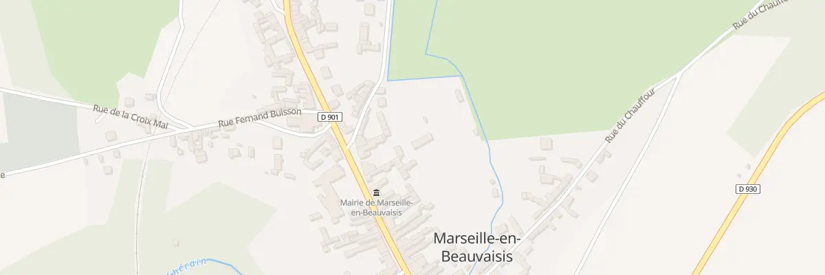 Plan du 83B Rue du Général Leclerc à Marseille-en-Beauvaisis