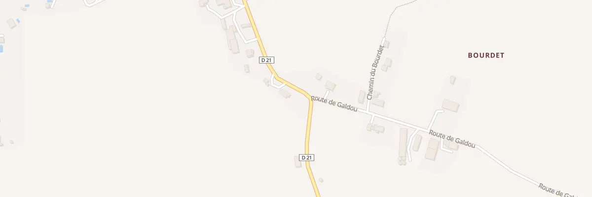 Plan du 308 Rte des deux Rives à Senouillac