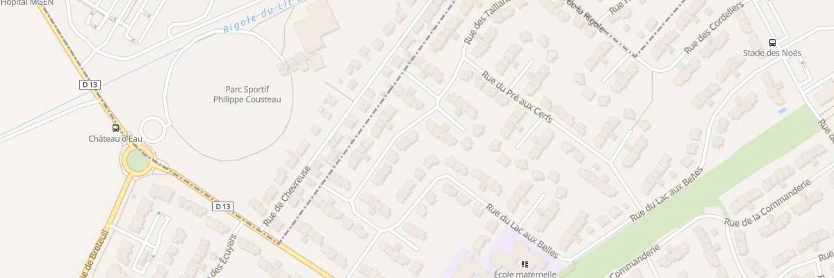 Plan du 23 Rue des Taillandiers au Mesnil-Saint-Denis