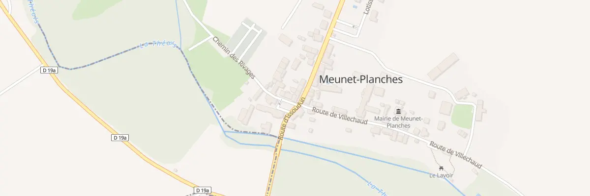 Plan du 5023 Le Bourg à Meunet-Planches