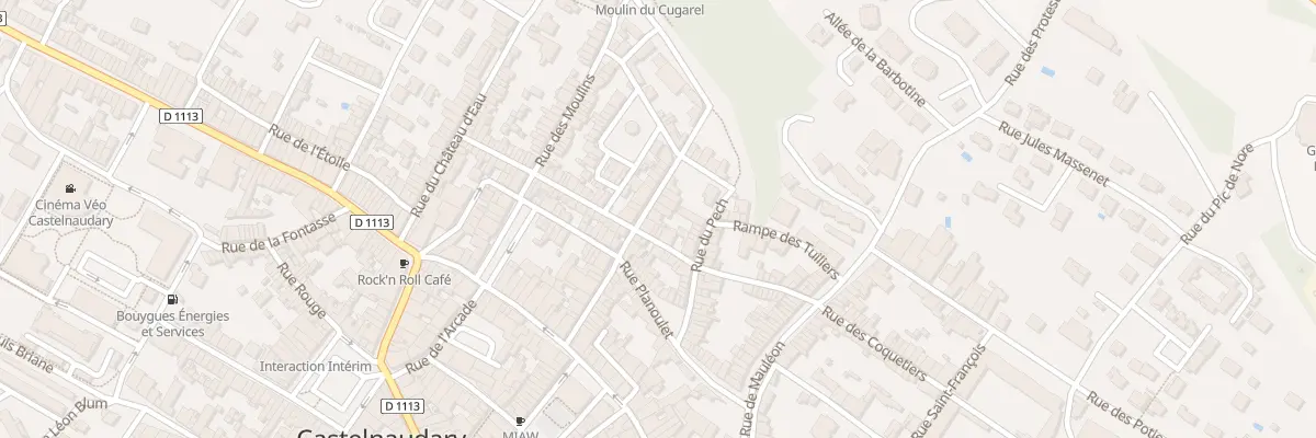 Plan du 34 Rue de la Comédie à Castelnaudary