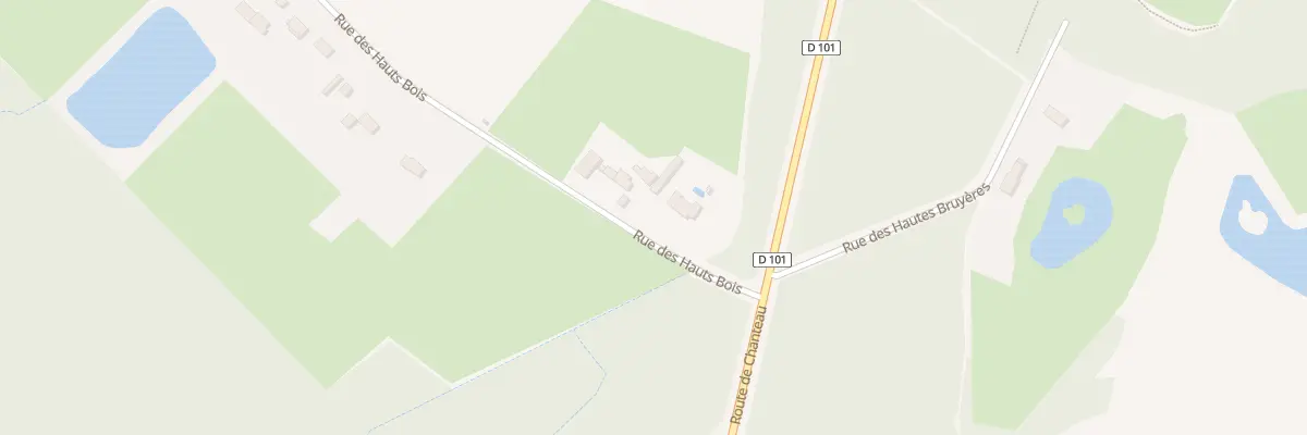 Plan du 89 Rue des Hauts Bois à Chanteau