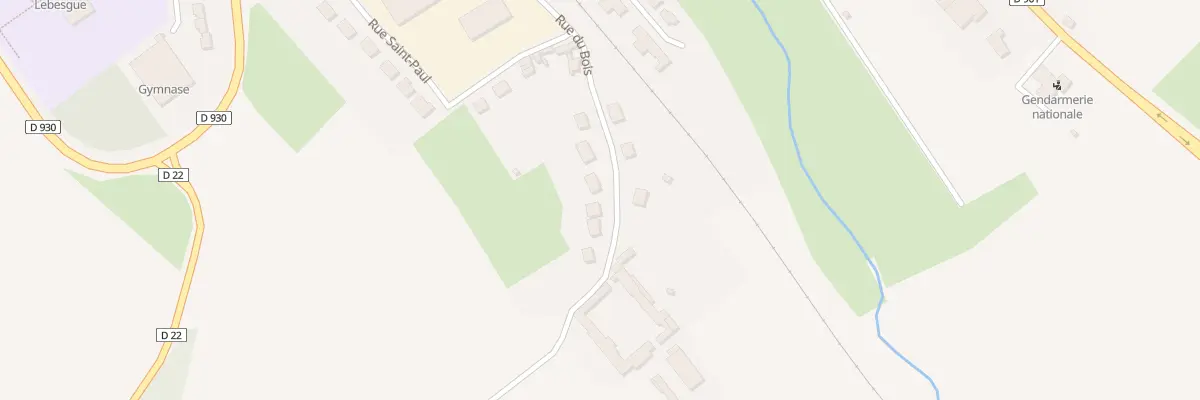 Plan du 19 Rue du Bois à Marseille-en-Beauvaisis