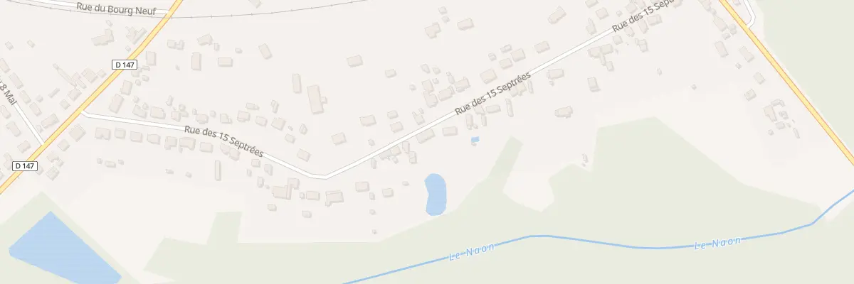 Plan du 42 Rue des Quinze Septrees à La Ferté-Imbault