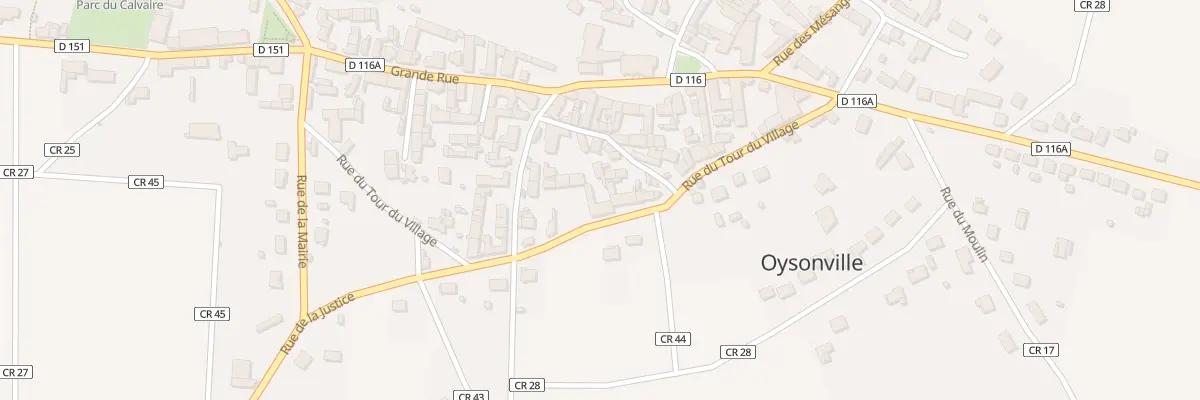 Plan du 5B Rue du Tour du Village à Oysonville