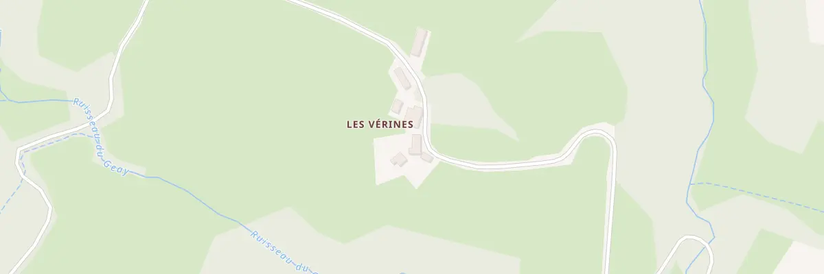 Plan du 5283 Les Verines à Moutier-Malcard