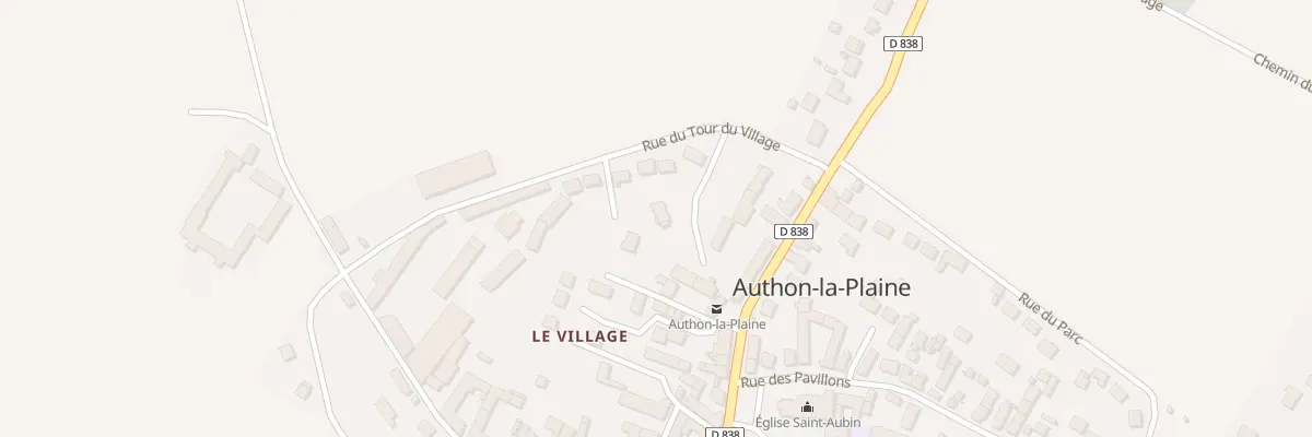 Plan du 16 Rue du Tour du Village à Authon-la-Plaine