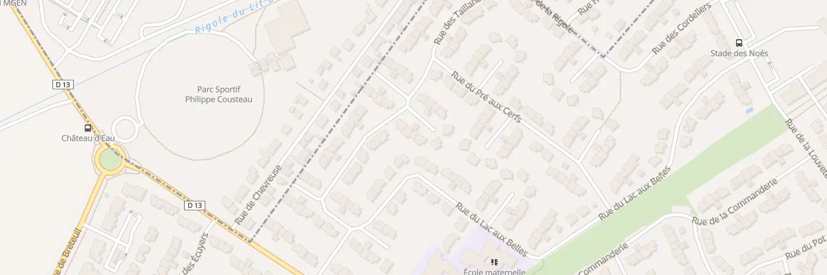 Plan du 6 All des Lavandieres au Mesnil-Saint-Denis