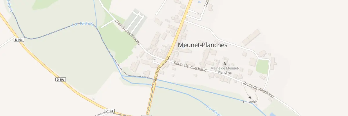 Plan du 5040 Le Bourg à Meunet-Planches