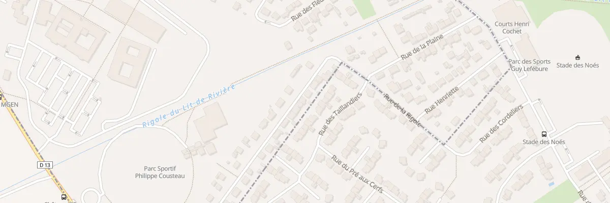 Plan du 9 Rue de Chevreuse à La Verrière
