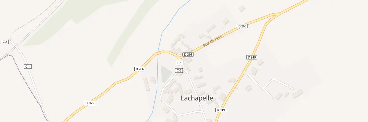 Plan du 2 Rue de Poix à Lachapelle