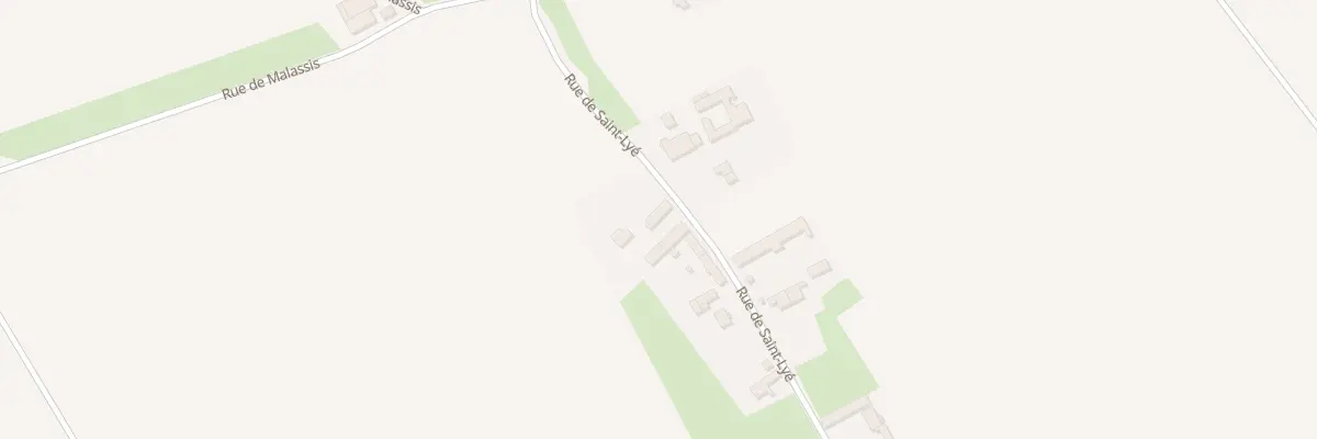 Plan du 20 Rte de Saint Lye à Trinay