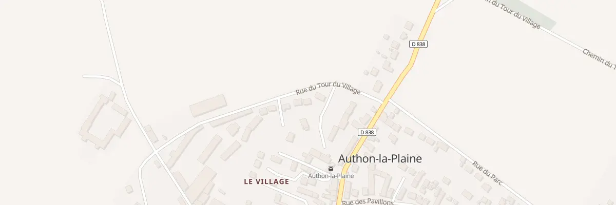 Plan du 8 Rue du Tour du Village à Authon-la-Plaine