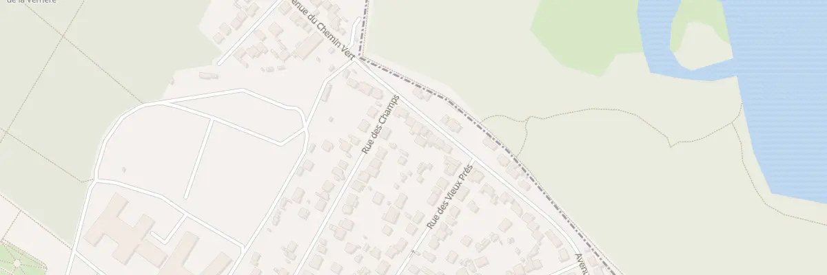 Plan du 30 Av du Chemin Vert à La Verrière