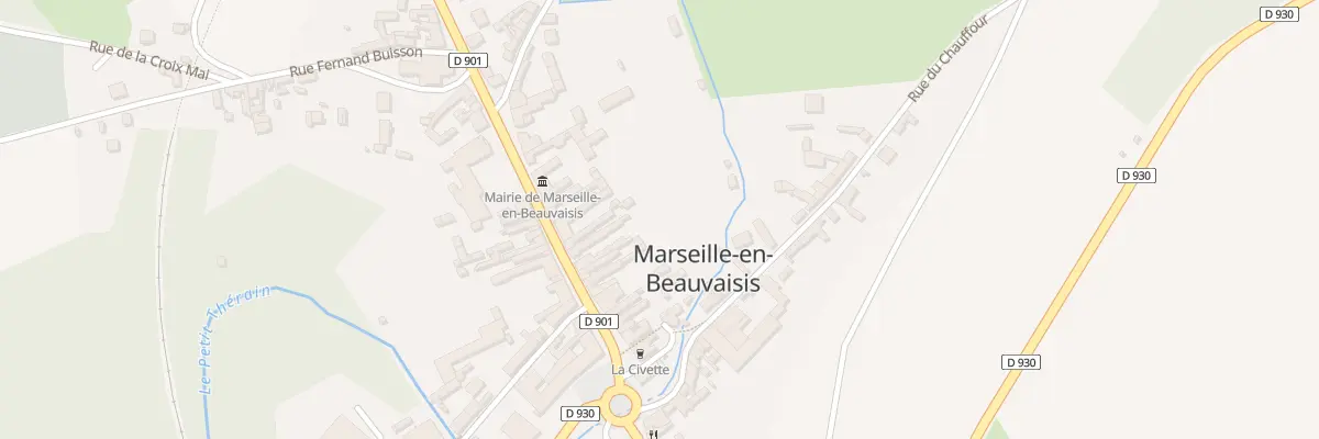 Plan du 67 Rue du Général Leclerc à Marseille-en-Beauvaisis