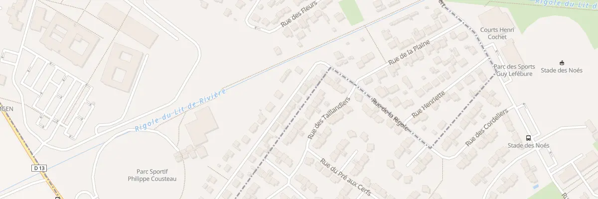 Plan du 7 Rue de Chevreuse à La Verrière