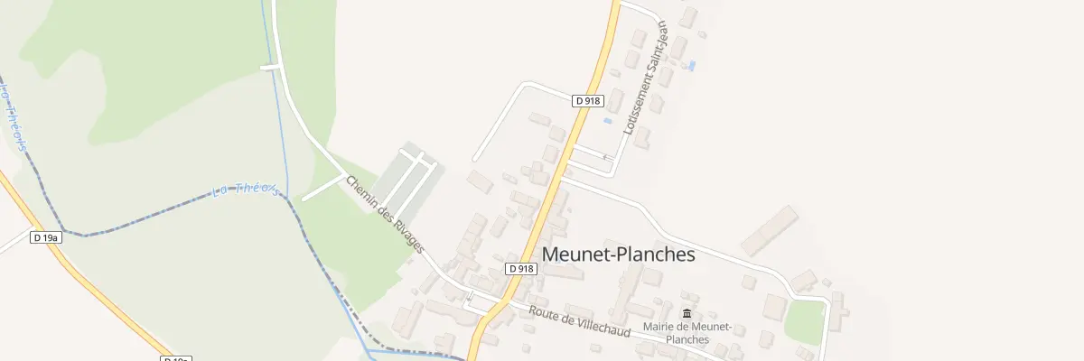 Plan du 6 Rte d’Issoudun à Meunet-Planches