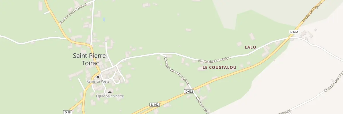 Plan du 5039 Le Coustalou à Saint-Pierre-Toirac