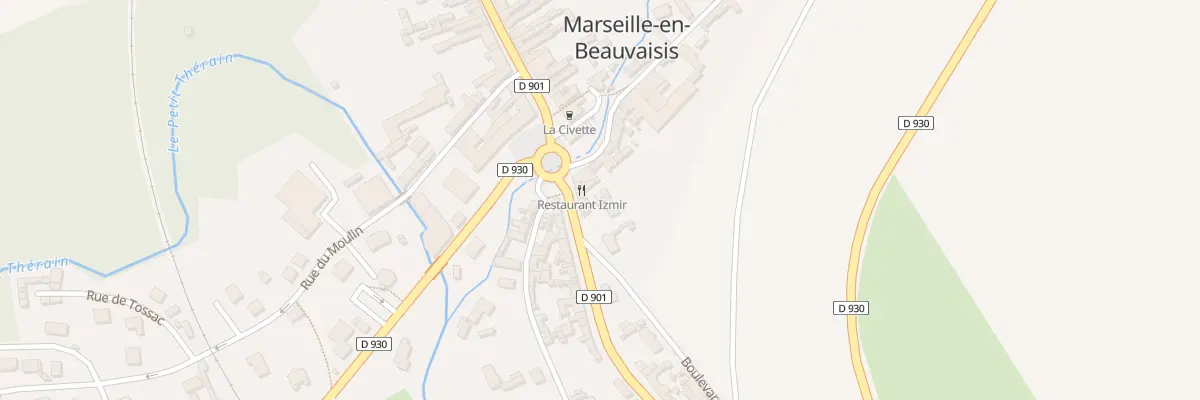 Plan du 47 Rue du Général Leclerc à Marseille-en-Beauvaisis
