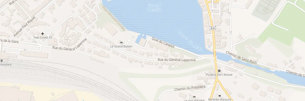 Plan du 14 Rue Gen Laperrine à Castelnaudary
