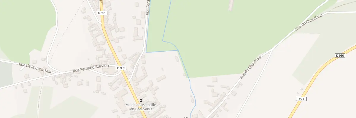 Plan du 87 Rue du Général Leclerc à Marseille-en-Beauvaisis