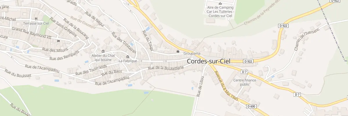 Plan du 14 Gr Grand Rue de l’Horloge à Saint-Marcel-Campes