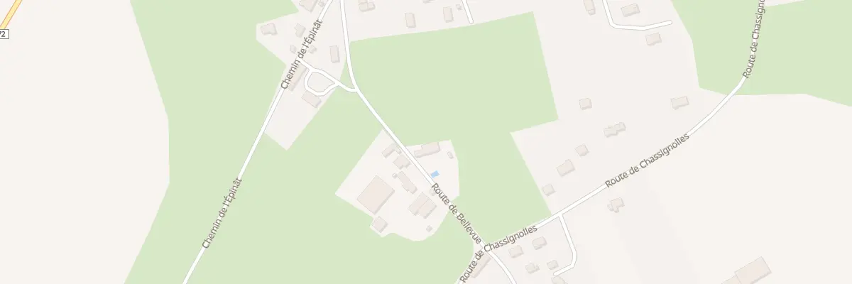 Plan du 24 Rte de Bellevue au Magny