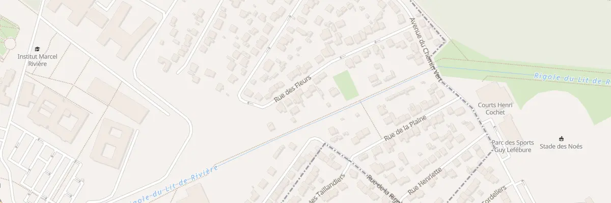 Plan du 21 Rue des Fleurs à La Verrière