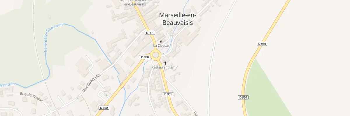 Plan du 1 Rue du Chauffour à Marseille-en-Beauvaisis