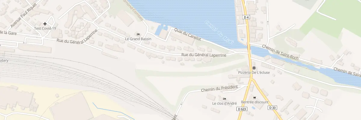 Plan du 9 Rue Gen Laperrine à Castelnaudary