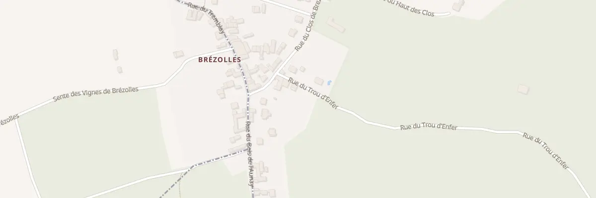 Plan du 8 Rue du Trou d’Enfer à Vernouillet