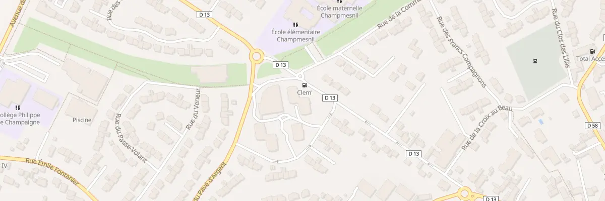 Plan du 5 Rue du Pave d’Argent au Mesnil-Saint-Denis