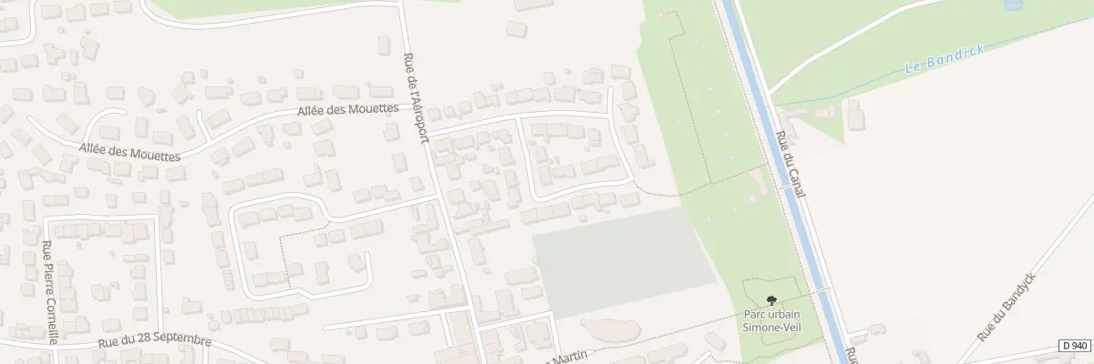 Plan du 136 All des Goelands à Marck